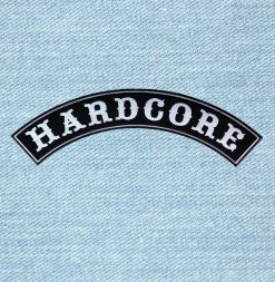 Hardcore - Small Embroidery Patch