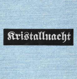 Kristallnacht - Small Embroidery Patch