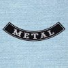 Metal - Small Embroidery Patch
