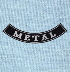 Metal - Small Embroidery Patch