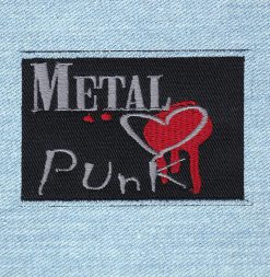 Metal Punk - Small Embroidery Patch