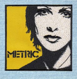 Metric - Small Embroidery Patch