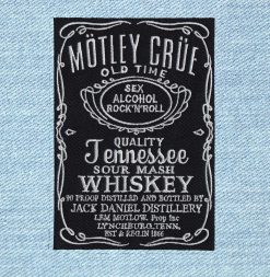 Motley Crue - Small Embroidery Patch
