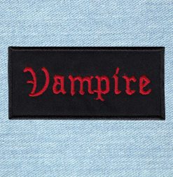 Vampire - Small Embroidery Patch