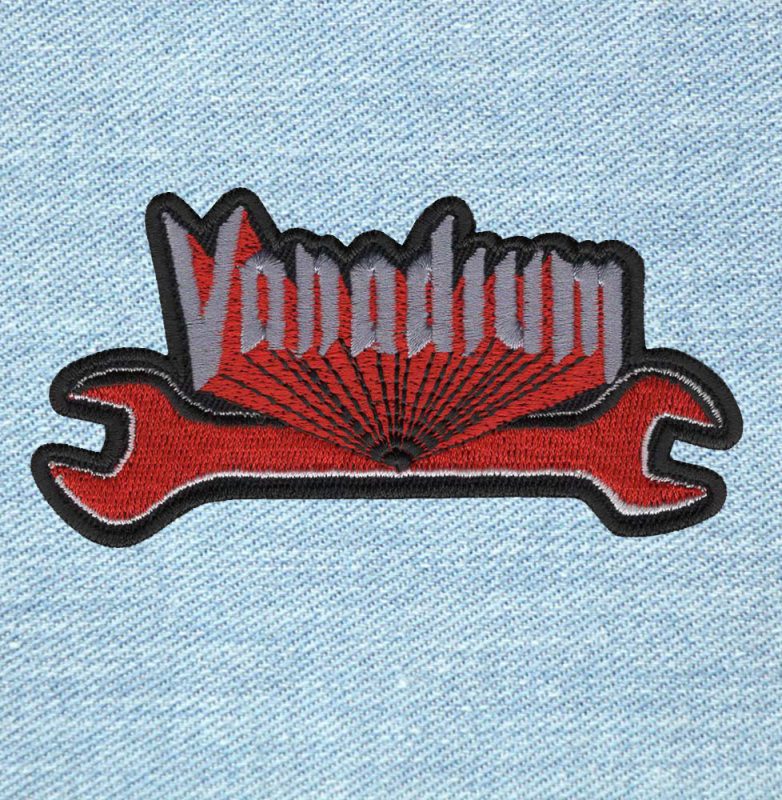 Vanadium Small Embroidery Patch King Of Patches 4522