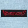 Whispered Shaped - Small Embroidery Patch