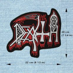 Death - Big Embroidery Patch
