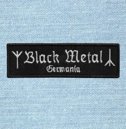 Black Metal - Small Embroidery Patch