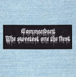 Commandant - Small Embroidery Patch