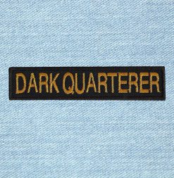 Dark Quarterer - Small Embroidery Patch