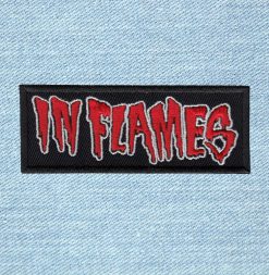 In Flames - Small Embroidery Patch