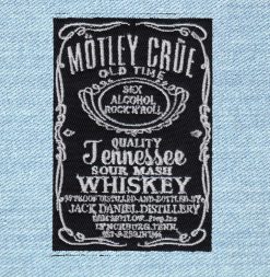 Motley Crue - Small Embroidery Patch