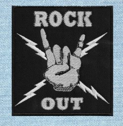 Rock Out - Small Embroidery Patch
