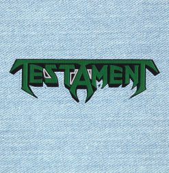Testament - Small Embroidery Patch