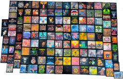 THRASH METAL 10pcs/Lot Random Mix Sew-On Patches Fashion Vest Printed Patch