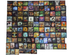 EPIC METAL 10pcs/Lot Random Mix Sew-On Patches Fashion Vest Printed Patch