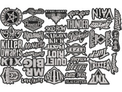 Alternative view of GLAM METAL full EMBROIDERY Shaped 10pcs/Lot Random Mix Sew-On Patches Fashion Battle Vest Patch