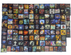 HEAVY METAL 10pcs/Lot Random Mix Sew-On Patches Fashion Vest Printed Patch