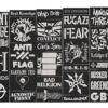 PUNK ROCK full EMBROIDERY Flat 10pcs/Lot Random Mix Sew-On Patches Fashion Battle Vest Patch