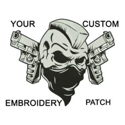 1-3 Colour Logo FULL Embroidered Patch