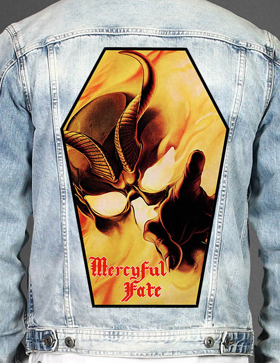 Mercyful Fate - Coffin Shape Printed Back Patch