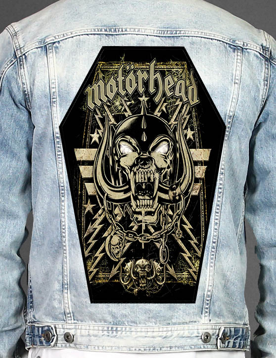 Motorhead - Coffin Shape Printed Back Patch