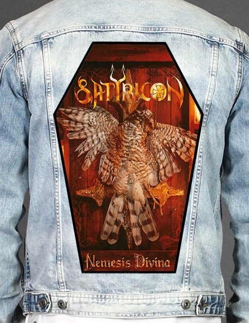 Satyricon - Coffin Shape Printed Back Patch