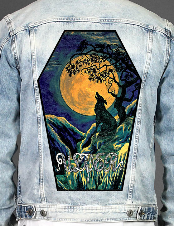 Ulver - Coffin Shape Printed Back Patch