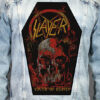 Slayer - Coffin Shape Printed Back Patch