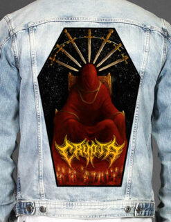 Crypta - Coffin Shape Printed Back Patch