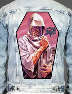 Death - Coffin Shape Printed Back Patch