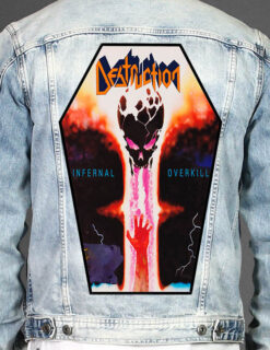 Destruction - Coffin Shape Printed Back Patch