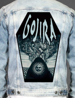 Gojira - Coffin Shape Printed Back Patch