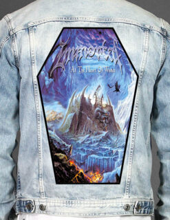 Immortal - Coffin Shape Printed Back Patch