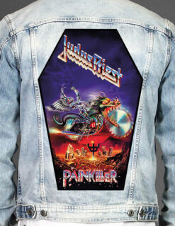 Judas Priest - Coffin Shape Printed Back Patch