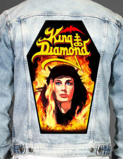 King Diamond - Coffin Shape Printed Back Patch