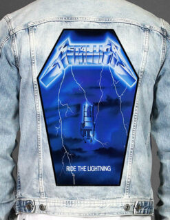 Metallica R - Coffin Shape Printed Back Patch