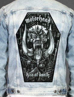 Motorhead K - Coffin Shape Printed Back Patch
