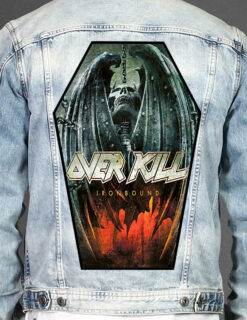 Overkill - Coffin Shape Printed Back Patch