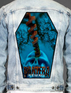 Pantera - Coffin Shape Printed Back Patch