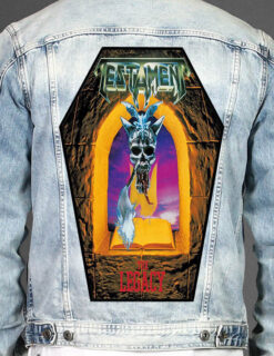 Testament - Coffin Shape Printed Back Patch