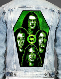 Type o Negative - Coffin Shape Printed Back Patch