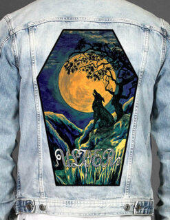 Ulver - Coffin Shape Printed Back Patch