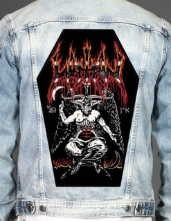 Watain - Coffin Shape Printed Back Patch