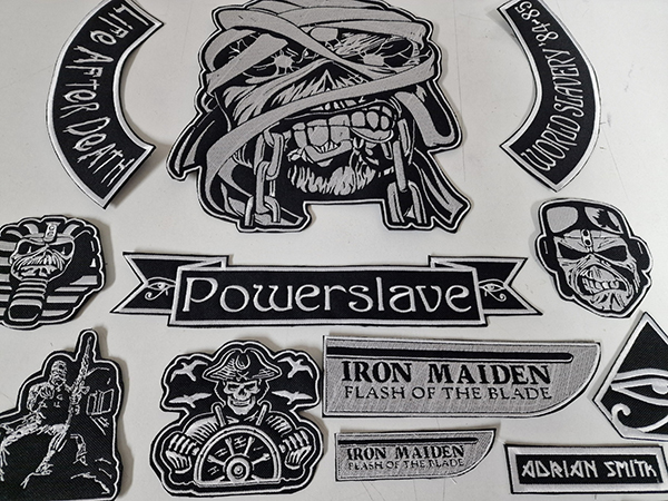 Iron Maiden Powerslave Embroidered Full Patch Set for Battle Vest – 18PCS - Image 6