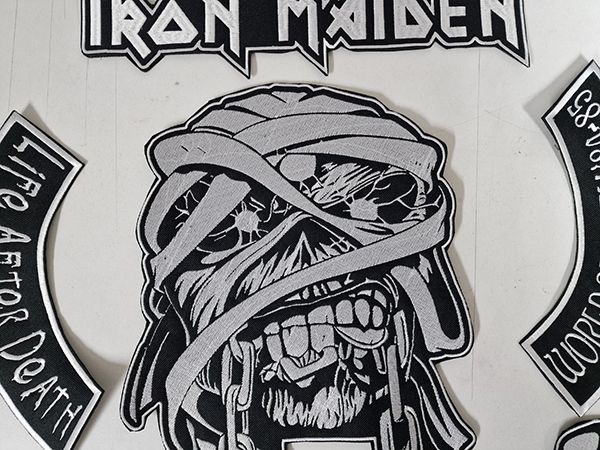 Iron Maiden Powerslave Embroidered Full Patch Set for Battle Vest – 18PCS - Image 7