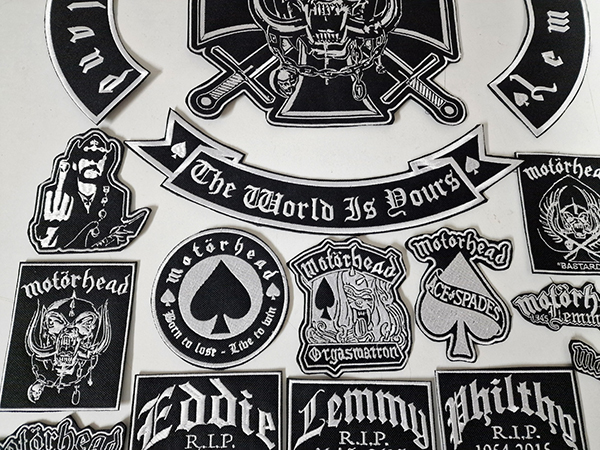 Motörhead The World Is Yours Embroidered Full Patch Set for Battle Vest – 17PCS - Image 8