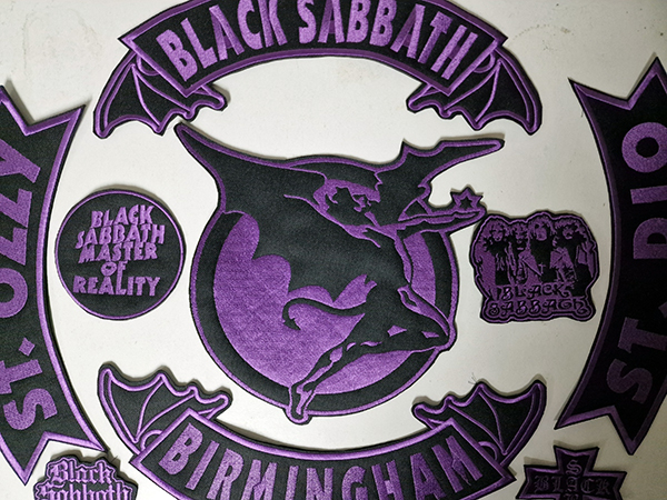 Black Sabbath Embroidered Full Patch Set for Battle Vest – 15PCS - Image 5