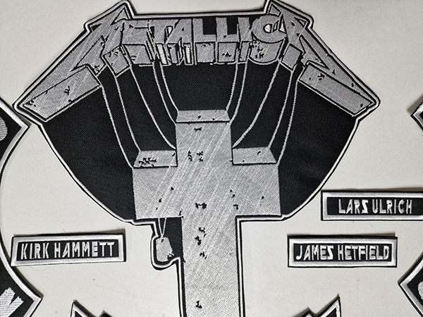 Metallica Master of Puppets Embroidered Full Patch Set for Battle Vest – 13PCS - Image 6