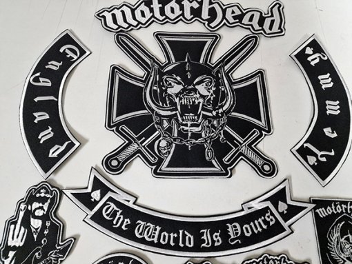 Motörhead The World Is Yours Embroidered Full Patch Set for Battle Vest – 17PCS - Image 9